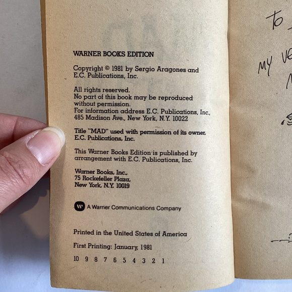 4 /💲20 🤑 1981 MAD as a Hatter cartoon book - Picture 2 of 5